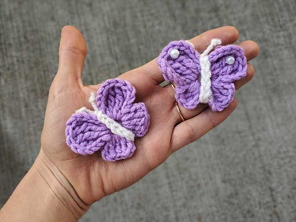 Easy Crochet Butterfly 5 Minute Crochet Pattern