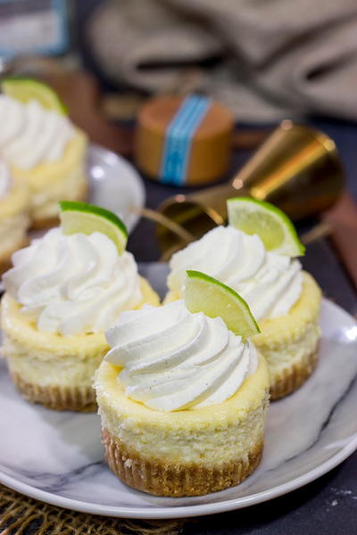 Mini Margarita Cheesecakes Mini Margarita Cheesecakes