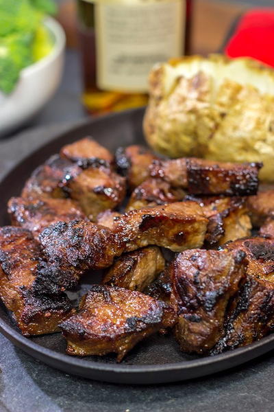 Bourbon Marinated Steak Tips Bourbon Marinated Steak Tips