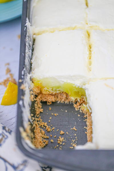 Lemon Layered Pudding Cheesecake Bars Lemon Layered Pudding Cheesecake Bars