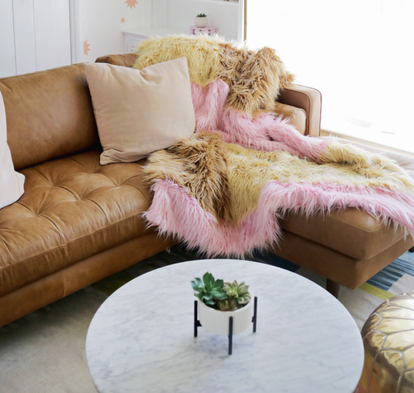 Three Color Faux Fur Blanket Three Color Faux Fur Blanket