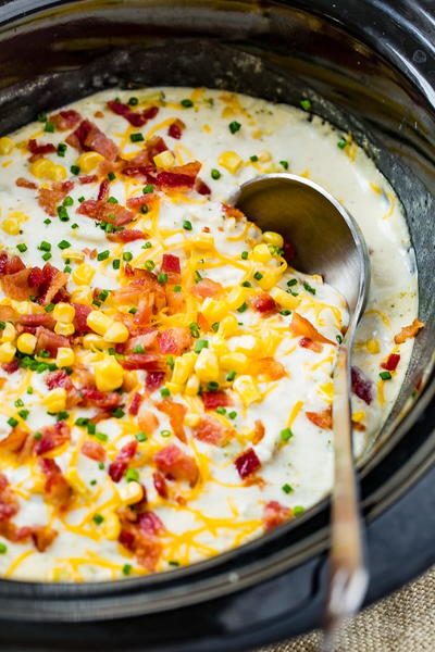 Crockpot Corn Chowder Crockpot Corn Chowder