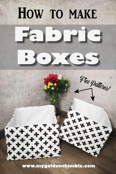 Free Fabric Boxes Pattern Free Fabric Boxes Pattern