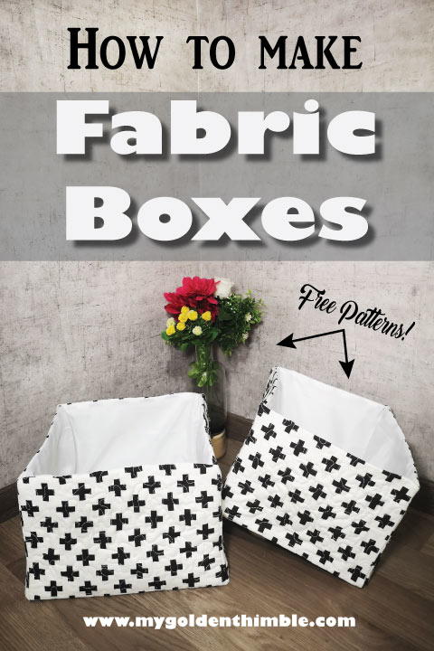 Free Fabric Boxes Pattern Free Fabric Boxes Pattern
