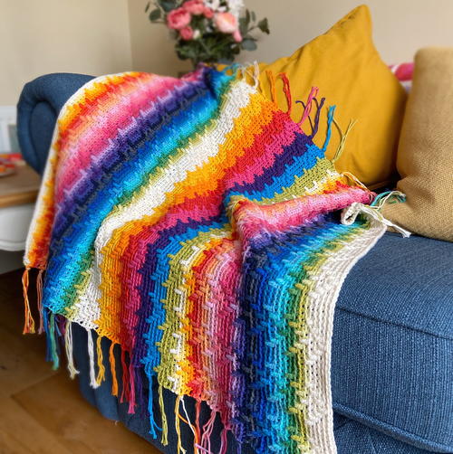 Rainbow Splash Blanket Rainbow Splash Blanket
