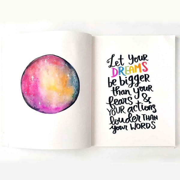 Watercolor Rainbow Galaxy Tutorial Watercolor Rainbow Galaxy Tutorial