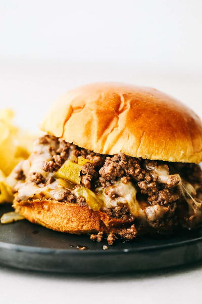 Easy Philly Cheese Steak Sloppy Joes Easy Philly Cheese Steak Sloppy Joes