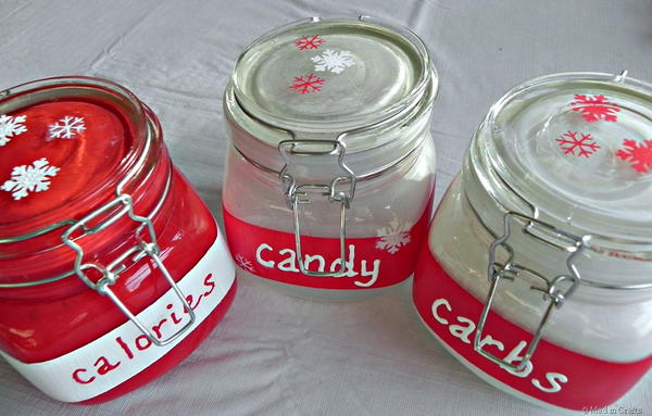 Snarky Christmas Canisters Snarky Christmas Canisters