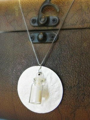 Message in a Bottle Necklace DIY Message in a Bottle Necklace DIY