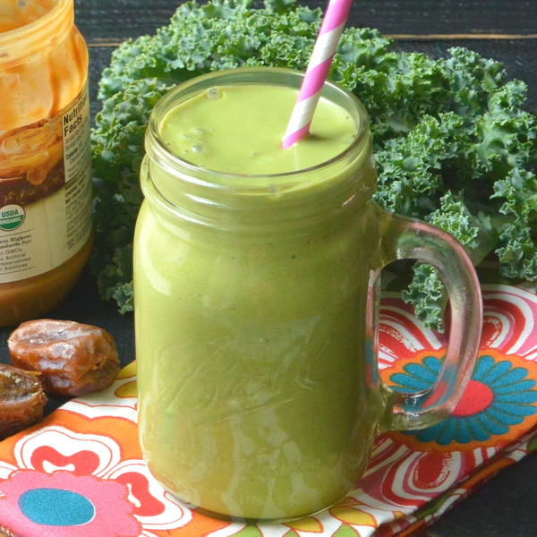 Peanut Butter Green Smoothie Peanut Butter Green Smoothie
