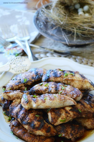 One And Done Grilled Balsamic Chicken Breast Tenders