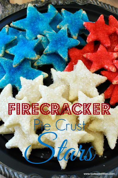 Sparkly Firecracker Pie Crust Stars Sparkly Firecracker Pie Crust Stars