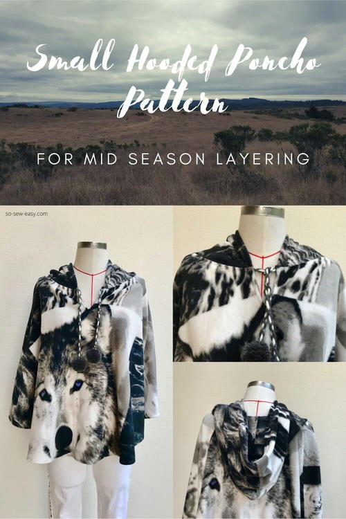 Small Hooded Poncho Pattern Small Hooded Poncho Pattern
