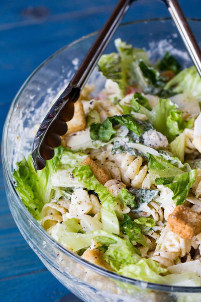Grilled Caesar Pasta Salad Grilled Caesar Pasta Salad