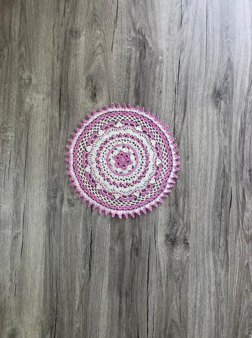 Crochet Pertevniyal Mandala Doily Crochet Pertevniyal Mandala Doily