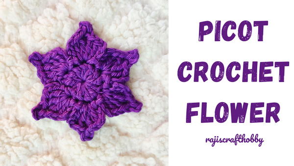 Picot Crochet Flower