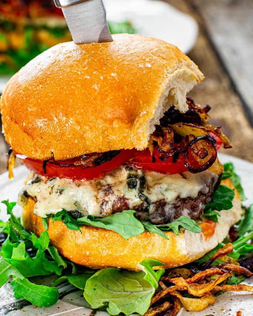 Blue Cheese Burger Blue Cheese Burger