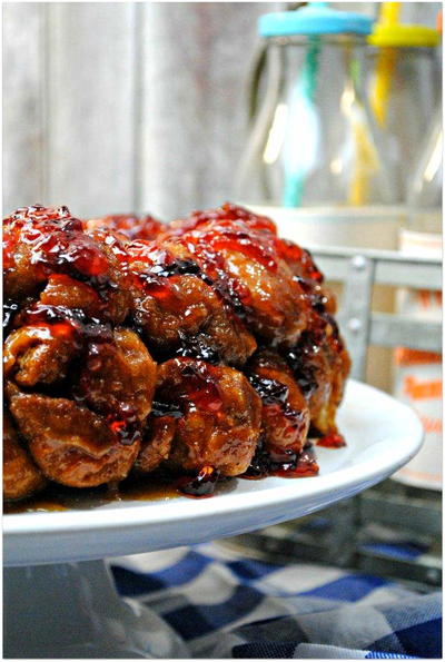 Peanut Butter And Jelly Monkey Bread Peanut Butter And Jelly Monkey Bread
