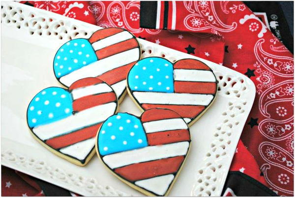 Red White Blue Sugar Cookie Recipe Red, White & Blue Sugar Cookie Recipe