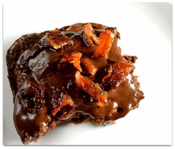 Ultra Chocolatey Candied Bacon Brownies Ultra Chocolatey Candied Bacon Brownies