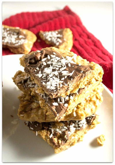No-bake Oatmeal Peanut Butter Bars No-bake Oatmeal Peanut Butter Bars