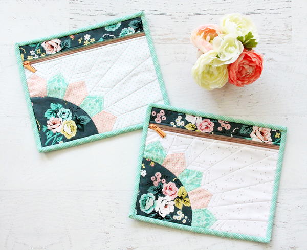 Dresden Quilted Zipper Bag Dresden Quilted Zipper Bag