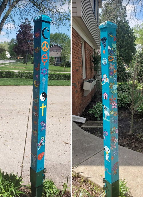 Garden Welcome Post Garden Welcome Post