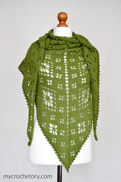 Field Of Flowers Shawl Field Of Flowers Shawl