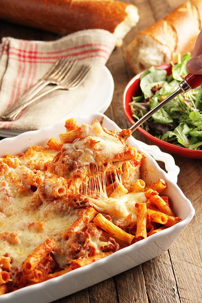 Baked Ziti with Sausage Baked Ziti with Sausage