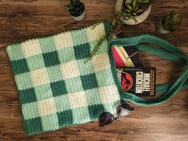 Gingham Tote Bag Gingham Tote Bag