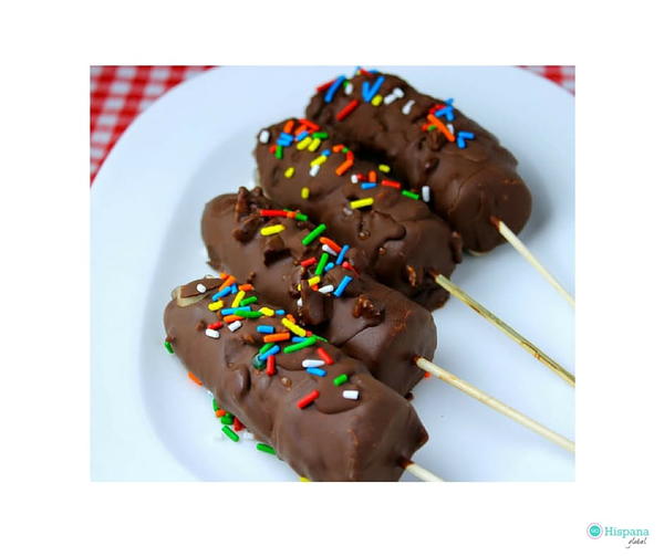 Frozen Chocolate-covered Bananas Frozen Chocolate-covered Bananas