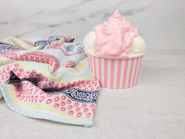 Dalgona Style Whipped Strawberry Topping Dalgona Style Whipped Strawberry Topping