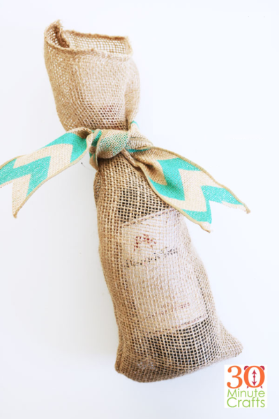 DIY Burlap Wing Bag DIY Burlap Wing Bag