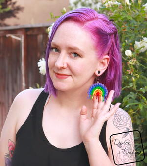Puff Rainbow Earrings