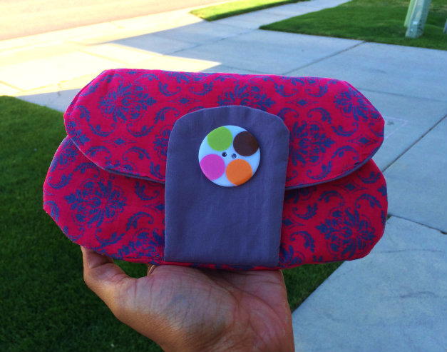 Sewn Clutch with Pockets Pattern Sewn Clutch with Pockets Pattern