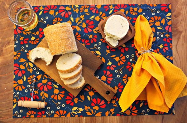 No-Sew Fabric DIY Placemats No-Sew Fabric DIY Placemats