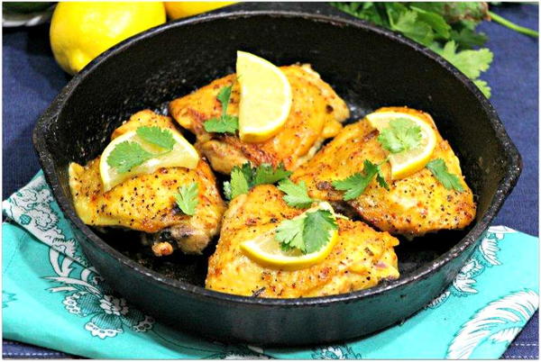 Lemon Lime Cilantro Cast Iron Chicken Lemon Lime Cilantro Cast Iron Chicken