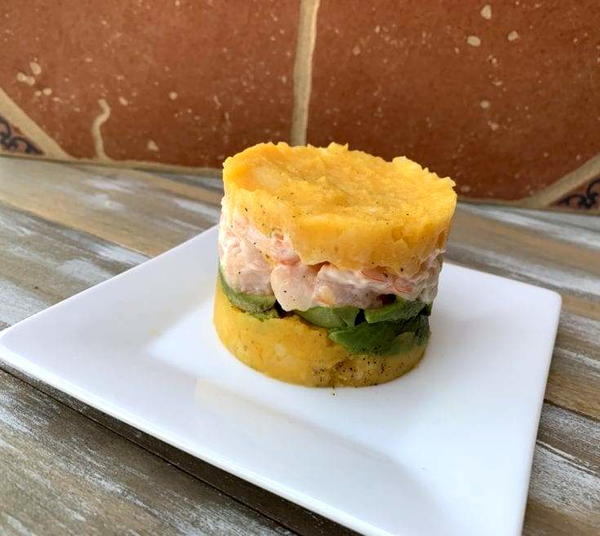 Peruvian Shrimp Causa Peruvian Shrimp Causa