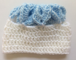 Blue Flower Baby Beanie Blue Flower Baby Beanie