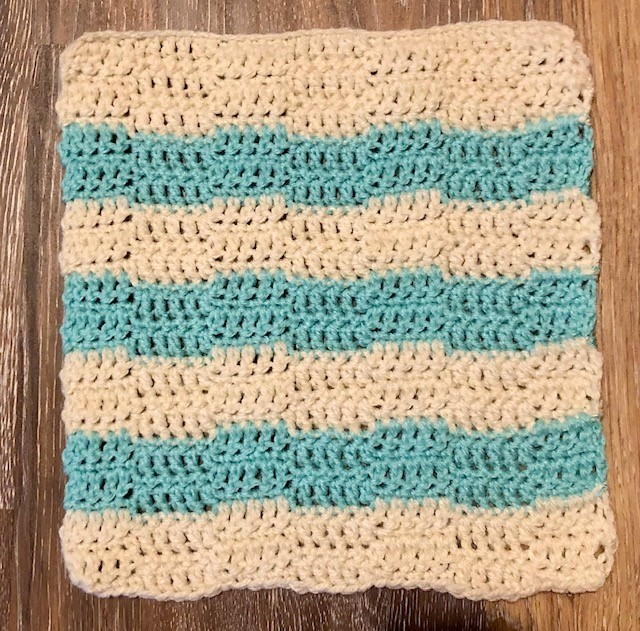 Wide Checkered Washcloth Wide Checkered Washcloth