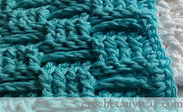 Basket-Weave Dishcloth Basket-Weave Dishcloth