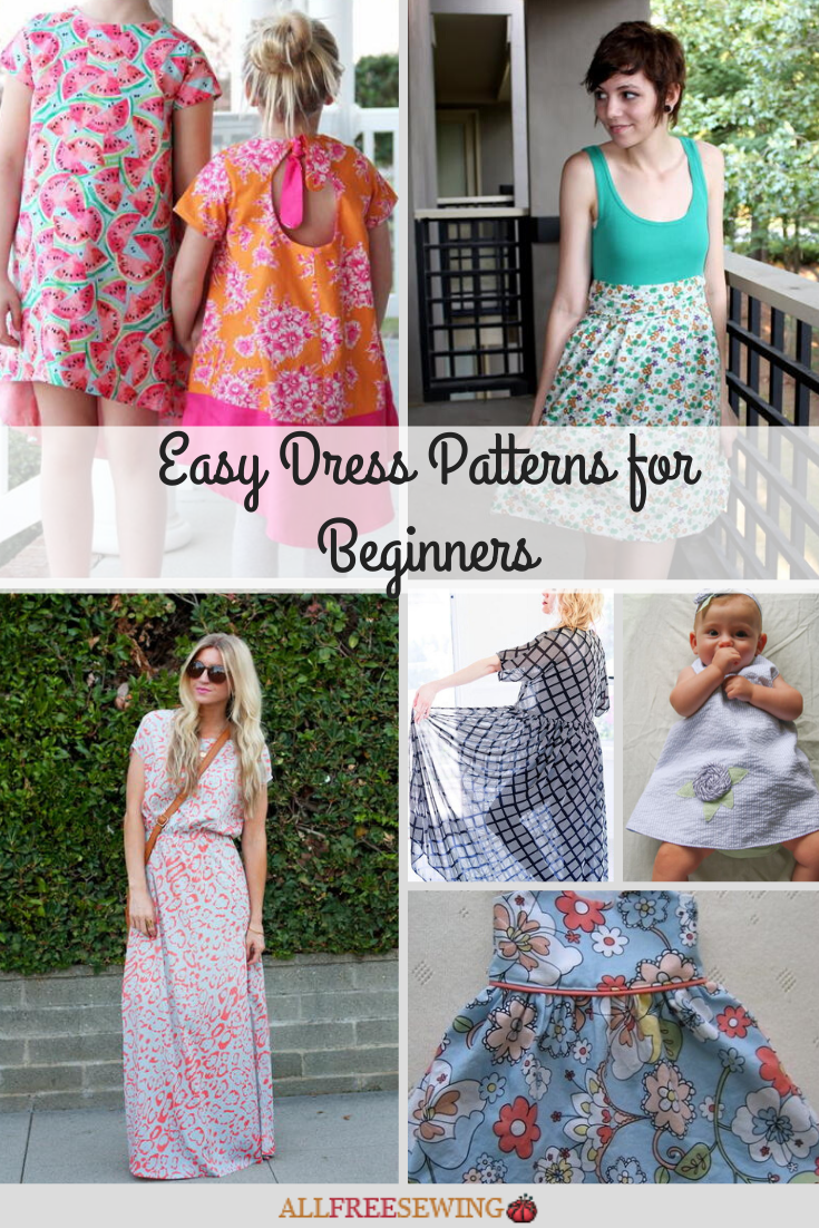 easy girl dress patterns for beginners