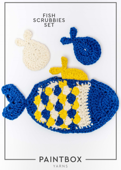 Fish Crochet Scrubbies Set