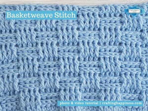 Crochet Basketweave Stitch Crochet Basketweave Stitch