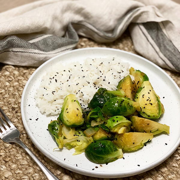 Garlic Soy Brussels Sprouts Garlic Soy Brussels Sprouts