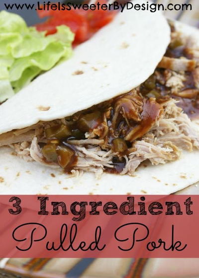 3 Ingredient Pulled Pork Recipe 3 Ingredient Pulled Pork Recipe