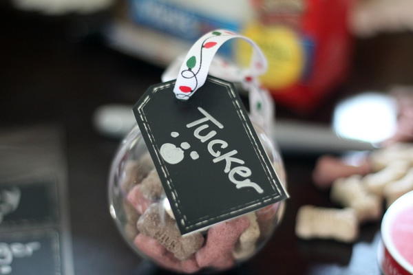 Personalized Santa Pup Ornament