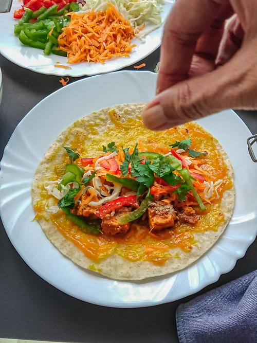 Paneer Rolls With Mango Chutney Paneer Rolls With Mango Chutney