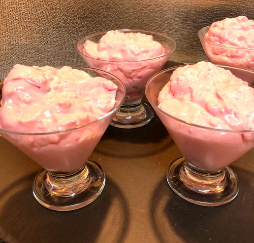 5 Minute Pink Fluff Salad 5 Minute Pink Fluff Salad