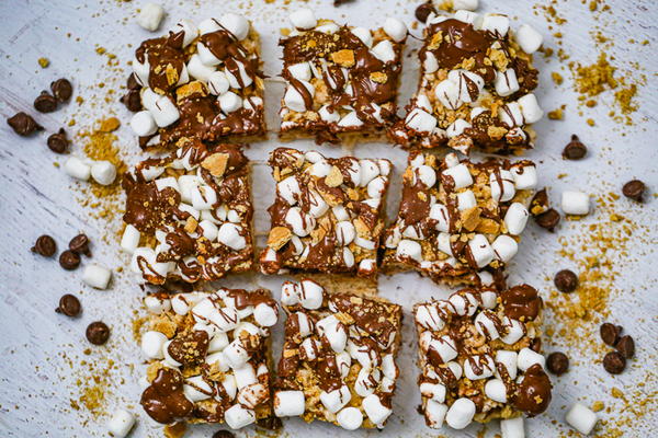 Best Marshmallowy Smores Rice Krispies Best Marshmallowy S’mores Rice Krispies